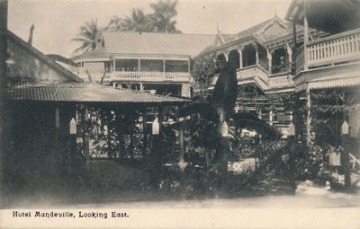 Hotel Mandeville, Patrząc na wschód, Jamajka, c1913. autorstwa Unbekannt