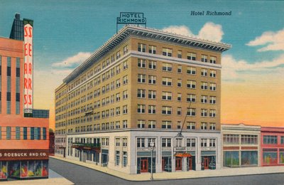 Hotel Richmond, Augusta, Gruzja, 1943 autorstwa Unbekannt
