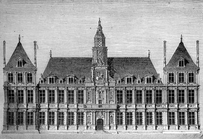 Ratusz, Reims, Francja, 1882-1884 autorstwa Unbekannt