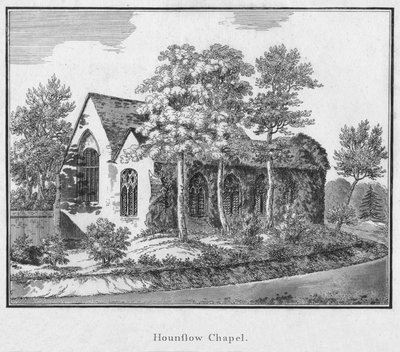 Kaplica Hounslowów, ok.1792 autorstwa Unbekannt