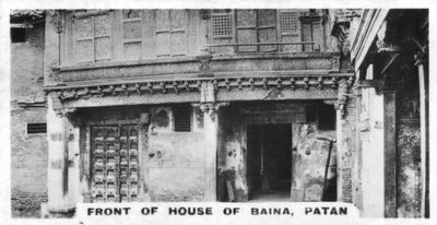 Dom Baina, Patan, Indie, ok. 1925 autorstwa Unbekannt