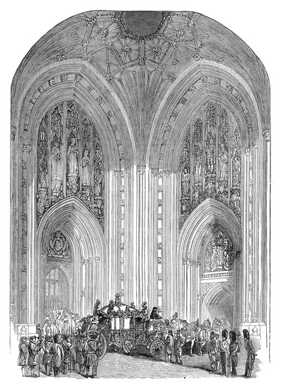 Houses of Parliament, Grand Entrance, Westminster, Londyn, koniec XIX wieku autorstwa Unbekannt