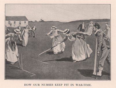 Jak nasze pielęgniarki dbają o kondycję w czasie wojny, 1901 1912 autorstwa Unbekannt