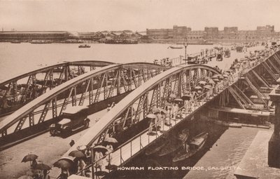Pływający most Howrah, Kalkuta, ok. 1905 r. autorstwa Unbekannt