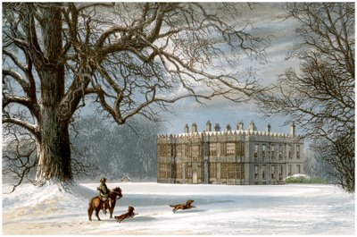 Howsham Hall, Yorkshire, dom rodziny Cholmleyów, ok. 1880 r. autorstwa Unbekannt
