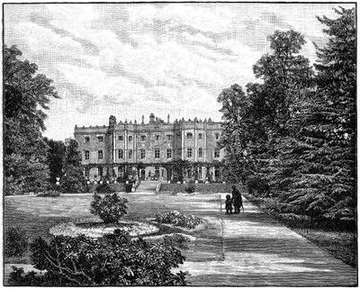 Dwór Hughendenów, Buckinghamshire, 1900 autorstwa Unbekannt