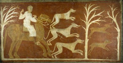 Scena myśliwska, pierwsza połowa XII w. prawdopodobnie 1129-34. autorstwa Unbekannt