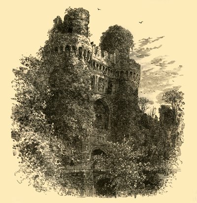 Zamek Hurstmonceaux, 1898. autorstwa Unbekannt