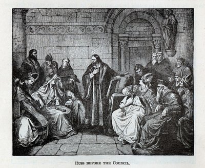Hus przed soborem, 1882 r. autorstwa Unbekannt