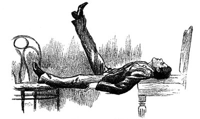 Zahipnotyzowany podmiot w stanie katalepsji, 1891 autorstwa Unbekannt