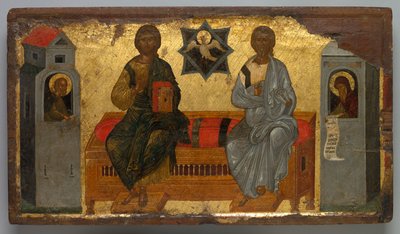 Ikona Trójcy Nowego Testamentu, c. 1450. autorstwa Unbekannt