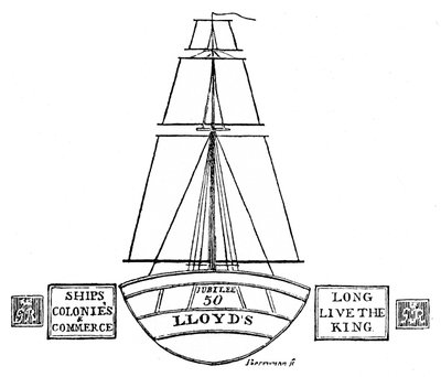 Iluminacja w Lloyds, 1809, 1928 autorstwa Unbekannt