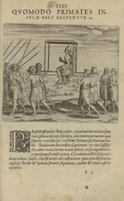 Ilustracja zaczerpnięta z książki India Orientalis nieznanego autora i opublikowana przez Excudebat Matthaeus Beckerus autorstwa Unbekannt