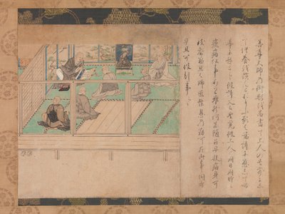 Ilustrowana biografia Honena Shuikotokuden-e, ca. 1310-20. autorstwa Unbekannt
