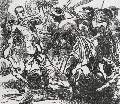 Ilustracja przedstawiająca Sextona Blake