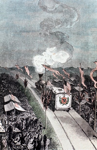 Ilustracja z Ziemi na Księżyc autorstwa Juliusza Verne