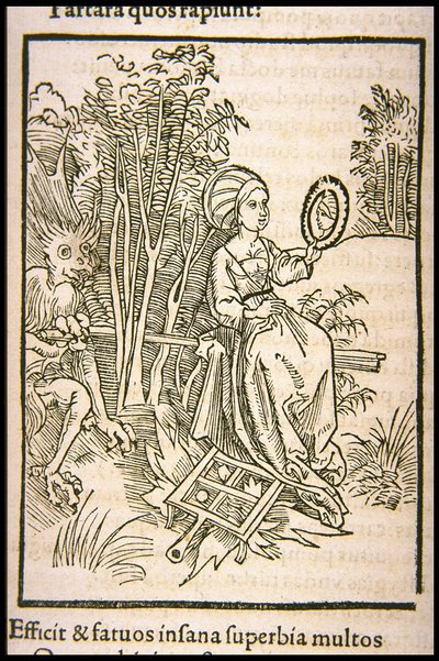 Ilustracja do książki Sebastiana Branta Statek głupców, 1497. autorstwa Unbekannt