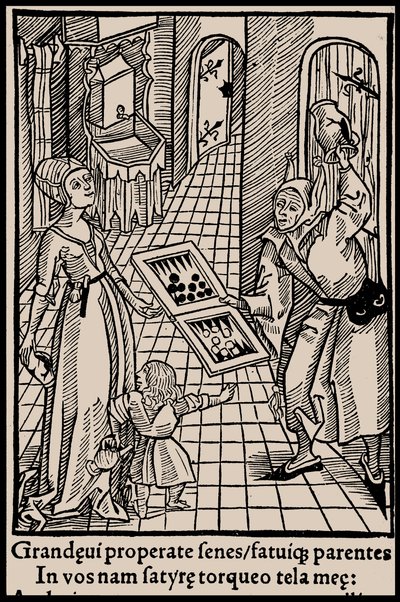 Ilustracja do książki Sebastiana Branta Statek głupców, 1497. autorstwa Unbekannt