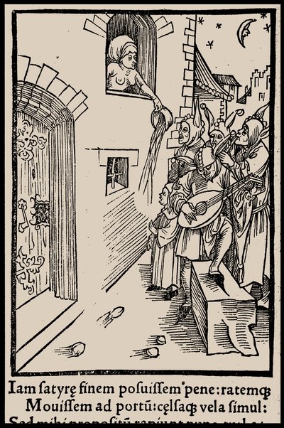 Ilustracja do książki Sebastiana Branta Statek głupców, 1497. autorstwa Unbekannt