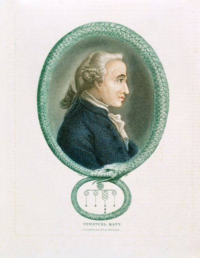 Immanuel Kant, niemiecki filozof, 1812 autorstwa Unbekannt