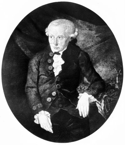 Immanuel Kant, niemiecki filozof, koniec XVIII wieku autorstwa Unbekannt
