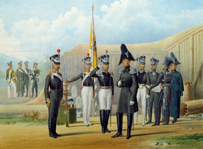 Imperialny Batalion Saperów Ratowników, 1812. autorstwa Unbekannt