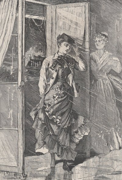 In Came a Storm of Wind, Rain and Spray - i Portia The Galaxy, An Illustrated ..., grudzień 1869. autorstwa Unbekannt