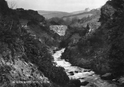 W Glen Maye, Peel, Wyspa Man, XX wiek autorstwa Unbekannt