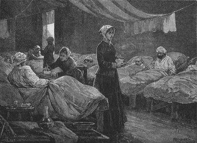 W Szpitalu w Szkodrze, ok. 1880, 1902 r. autorstwa Unbekannt