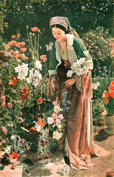 W Ogrodzie Beys, 1865, c1902. autorstwa Unbekannt