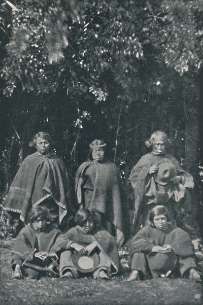 Indianie z wyspy Chiloe, 1916 autorstwa Unbekannt