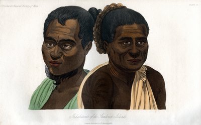 Mieszkańcy Wysp Sandwich, 1848 autorstwa Unbekannt