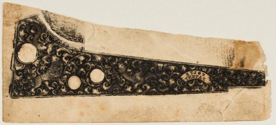 Ink Impression Pull z Colta Revolver, ca. 1854. autorstwa Unbekannt