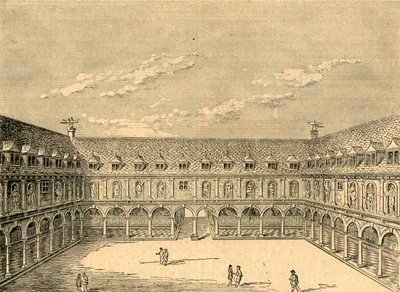 Wewnętrzny Dziedziniec Pierwszej Królewskiej Giełdy, 1897. autorstwa Unbekannt