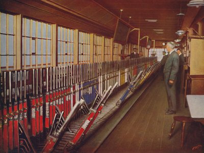 Wewnątrz lokomotywy sygnałowej, York, 1926 autorstwa Unbekannt