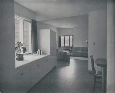 Wnętrze - Dom w Fairfax, Kalifornia autorstwa Francisa Ellswortha Lloyda, 1942 autorstwa Unbekannt