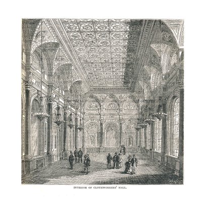 Wnętrze Sukiennic, 1878 autorstwa Unbekannt