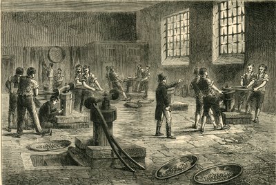 Wnętrze mennicy, ok. 1872 r. autorstwa Unbekannt