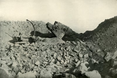 Wnętrze fortów Seddul Bahr, 1919. autorstwa Unbekannt