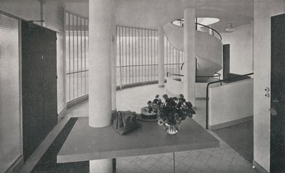 Wnętrze willi w Poissy, 1933 autorstwa Unbekannt