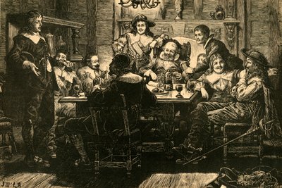 Przedstawienie Randolpha Benowi Jonsonowi w Devil Tavern, 1897. autorstwa Unbekannt