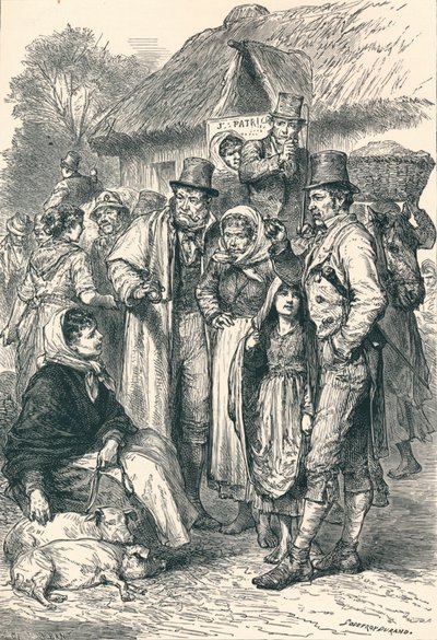 Chłopi irlandzcy, 1896 autorstwa Unbekannt