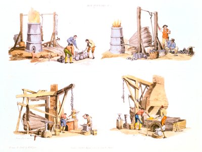 Odlewnia żelaza, 1802 autorstwa Unbekannt