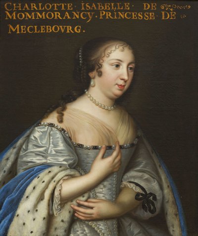 Isabelle Angélique de Montmorency 1627-1695, księżna Meklemburgii-Schwerin, ok. 1665. autorstwa Unbekannt