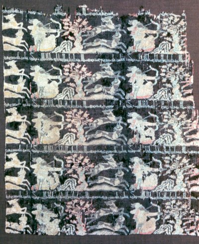 Islamski fragment jedwabiu, IX-XII w. autorstwa Unbekannt