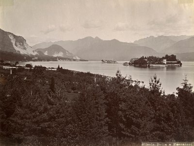 Isola dei Pescatori Wyspa Rybaków, Jezioro Maggiore, Włochy, 1890 autorstwa Unbekannt