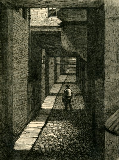 Zaułek bluszczu, 1881. autorstwa Unbekannt
