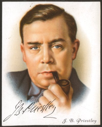 JB Priestley, brytyjski powieściopisarz, dramaturg, eseista i prezenter, c1927 autorstwa Unbekannt