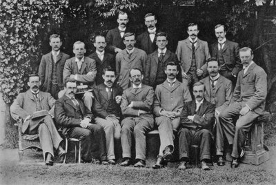 JJ Thomson, brytyjski fizyk jądrowy, 1898 autorstwa Unbekannt