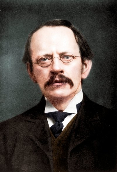 JJ Thomson, brytyjski fizyk, c1896-c1915 autorstwa Unbekannt